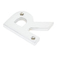 From The Anvil Door Furniture Satin Chrome / Letters / R From The Anvil - Satin Chrome Letter R