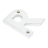 From The Anvil Door Furniture Satin Chrome / Letters / R From The Anvil - Satin Chrome Letter R