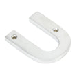 From The Anvil Door Furniture Satin Chrome / Letters / U From The Anvil - Satin Chrome Letter U