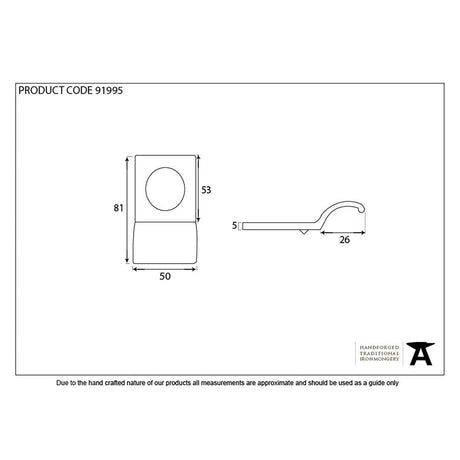 From The Anvil Door Furniture Satin Chrome / Rim Profile Cylinder Pulls From The Anvil - Satin Chrome Rim Cylinder Pull