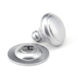 From The Anvil Door Furniture Satin Chrome / Round Centre Door Knob From The Anvil - Satin Chrome Round Centre Door Knob