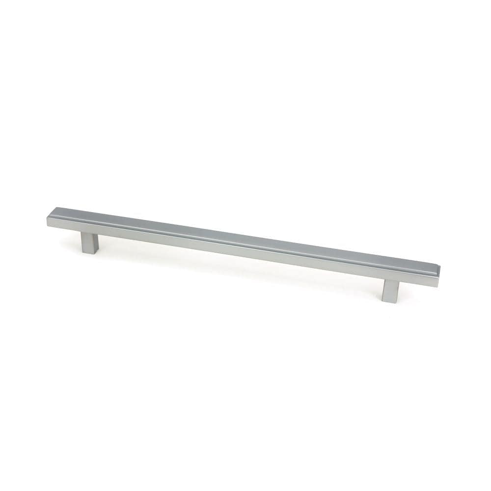 From The Anvil Cabinet Hardware Satin Chrome / Cabinet Pull Handles / Large From The Anvil - Satin Chrome Scully Pull Handle - Large