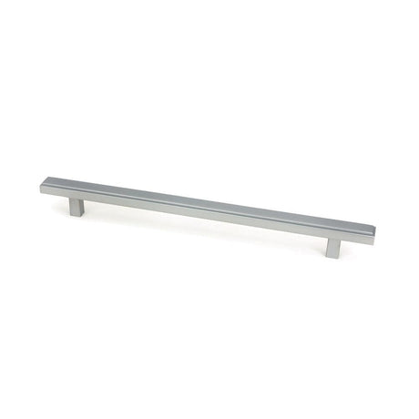 From The Anvil Cabinet Hardware Satin Chrome / Cabinet Pull Handles / Large From The Anvil - Satin Chrome Scully Pull Handle - Large