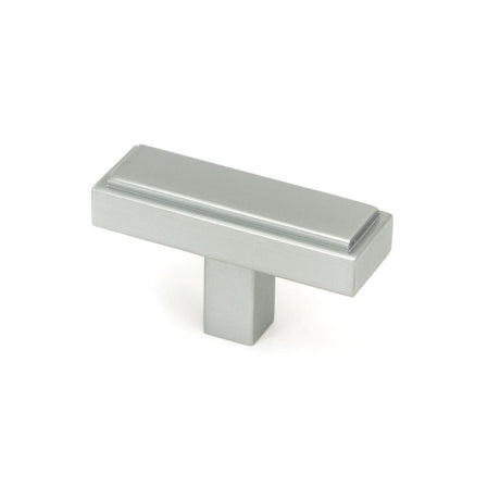 From The Anvil Cabinet Hardware Satin Chrome / Cabinet T-Pulls From The Anvil - Satin Chrome Scully T-Bar