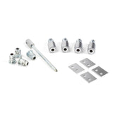 From The Anvil Window Furniture Satin Chrome / Locking Sash Stops From The Anvil - Satin Chrome Secure Stops (Pack of 4)