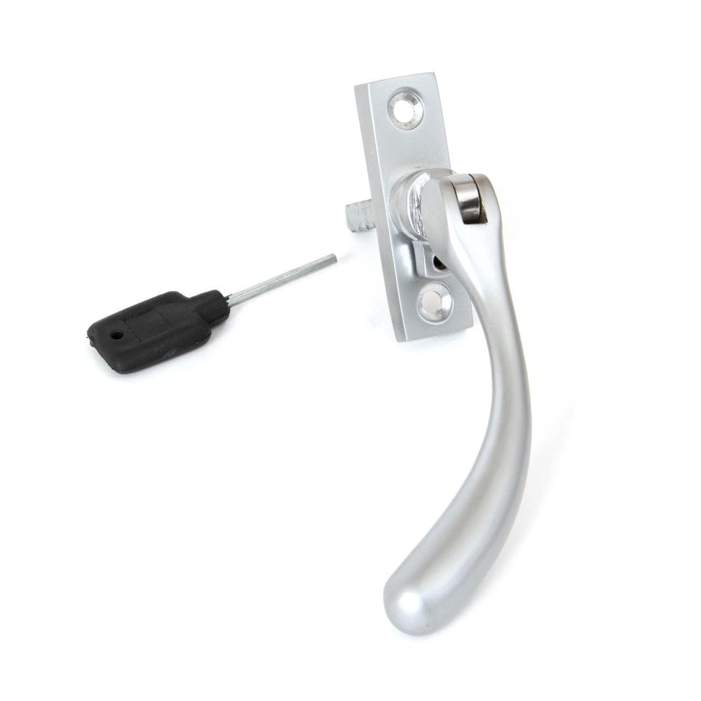 From The Anvil Window Furniture Satin Chrome / Left Hand / Yes From The Anvil - Satin Chrome Slim Peardrop Espag - LH