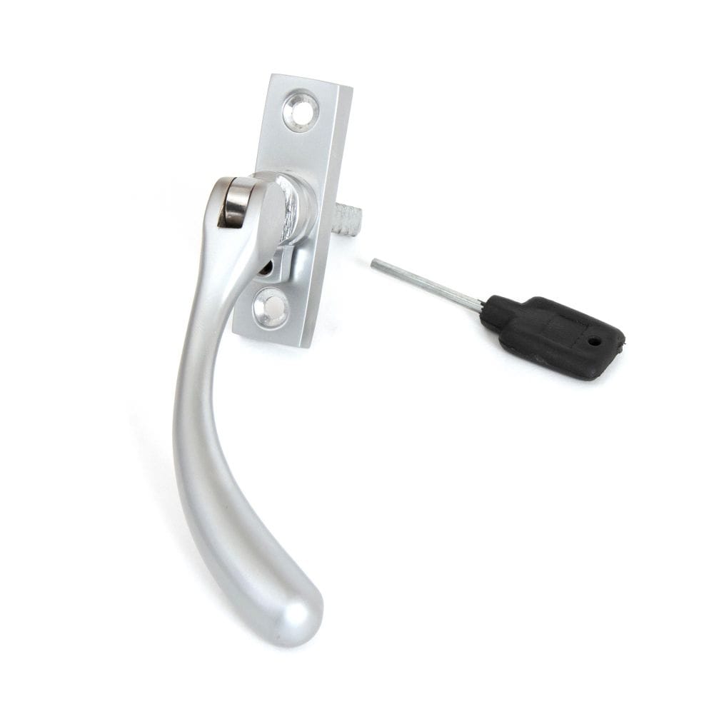 From The Anvil Window Furniture Satin Chrome / Right Hand / Yes From The Anvil - Satin Chrome Slim Peardrop Espag - RH