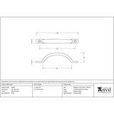 From The Anvil Window Furniture Satin Chrome / Sash Window Lifts From The Anvil - Satin Chrome Slim Sash Pull