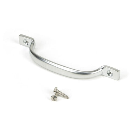 From The Anvil Window Furniture Satin Chrome / Sash Window Lifts From The Anvil - Satin Chrome Slim Sash Pull