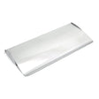 From The Anvil Door Furniture Satin Chrome / Interior Letter Flap / 265 x 130mm From The Anvil - Satin Chrome Small Letter Plate Cover