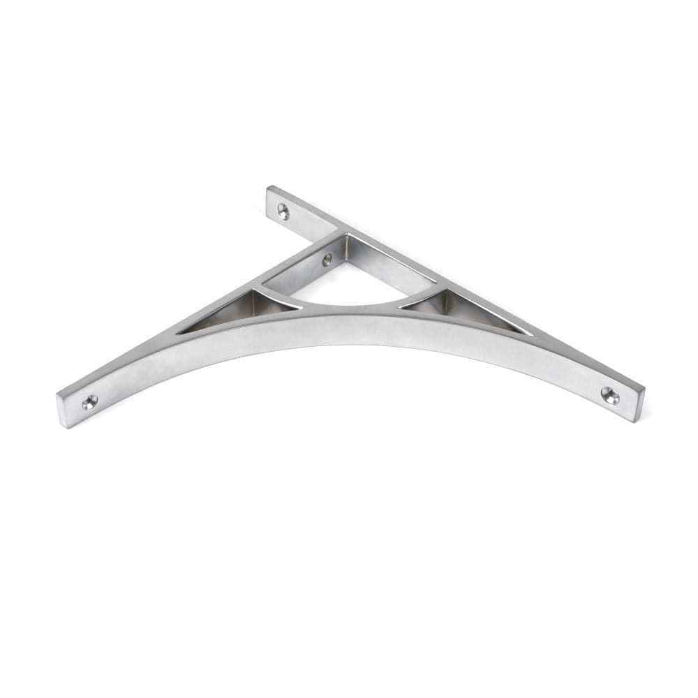 From The Anvil Accessories Satin Chrome / Shelf Brackets / 260 x 200mm From The Anvil - Satin Chrome Tyne Shelf Bracket (260mm x 200mm)