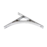 From The Anvil Accessories Satin Chrome / Shelf Brackets / 260 x 200mm From The Anvil - Satin Chrome Tyne Shelf Bracket (260mm x 200mm)