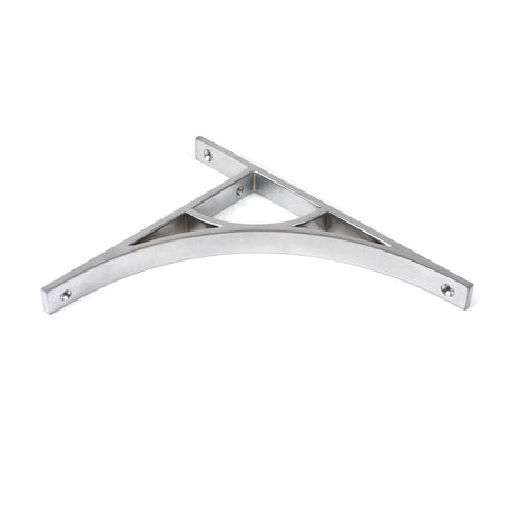 From The Anvil Accessories Satin Chrome / Shelf Brackets / 260 x 200mm From The Anvil - Satin Chrome Tyne Shelf Bracket (260mm x 200mm)