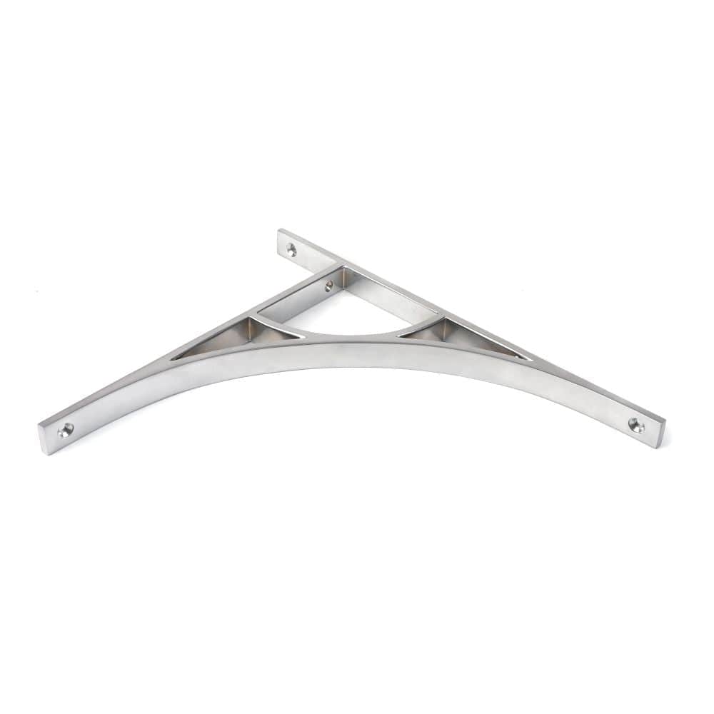 From The Anvil Accessories Satin Chrome / Shelf Brackets / 314 x 250mm From The Anvil - Satin Chrome Tyne Shelf Bracket (314mm x 250mm)