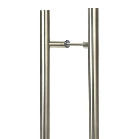 From The Anvil Door Furniture Satin Marine SS (316) / Back to Back Fixing Pack From The Anvil - Satin Marine SS (316) 1.2m Offset T Bar Handle B2B 32mm