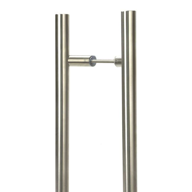 From The Anvil Door Furniture Satin Marine SS (316) / Back to Back Fixing Pack From The Anvil - Satin Marine SS (316) 1.2m Offset T Bar Handle B2B 32mm