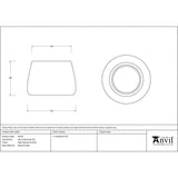 From The Anvil Home & Garden Satin Marine SS (316) / Plant Pots / 16cm From The Anvil - Satin Marine SS (316) 16cm Hepworth Pot