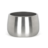 From The Anvil Home & Garden Satin Marine SS (316) / Plant Pots / 28cm From The Anvil - Satin Marine SS (316) 28cm Hepworth Pot (Drainage holes)