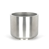 From The Anvil Home & Garden Satin Marine SS (316) / Plant Pots / 28cm From The Anvil - Satin Marine SS (316) 28cm Newlyn Pot (Drainage holes)