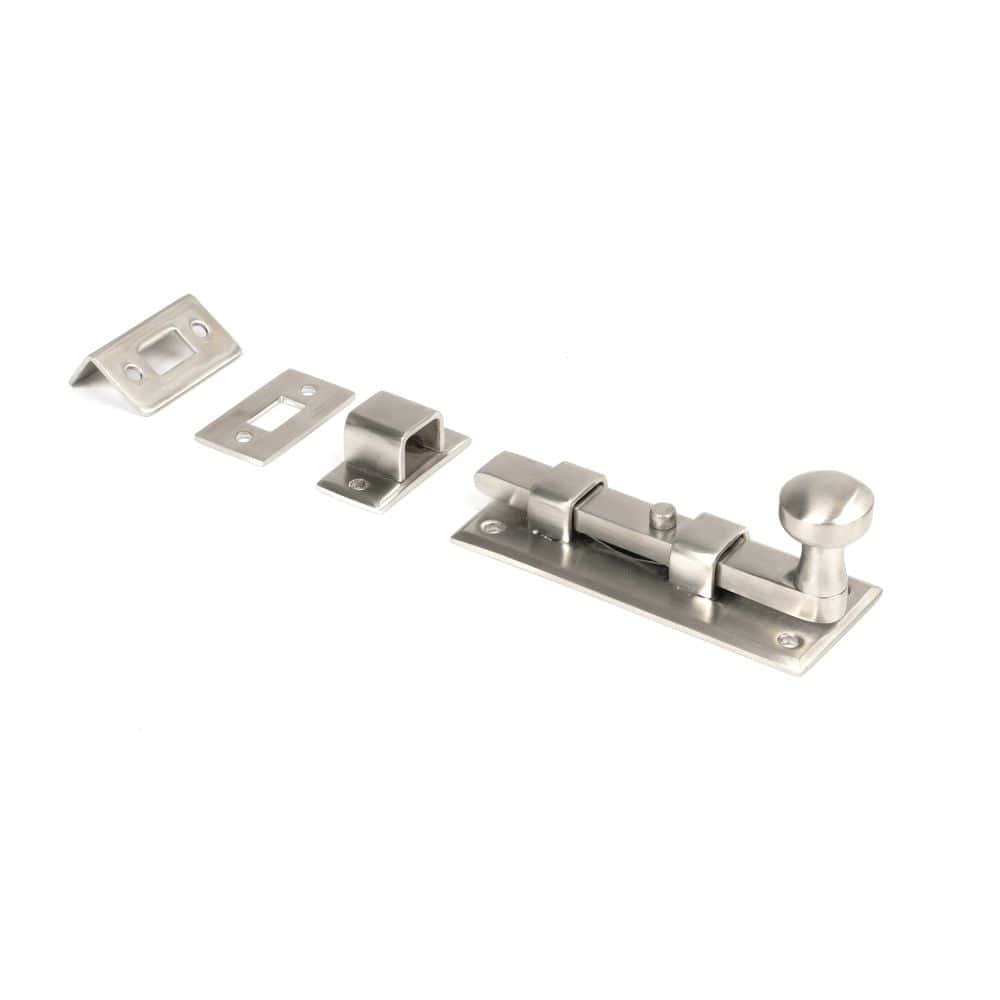 From The Anvil Accessories Satin Marine SS (316) / Straight Surface Bolts / 100mm / 4" From The Anvil - Satin Marine SS (316) 4" Universal Bolt