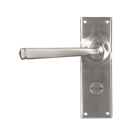 From The Anvil Door Furniture Satin Marine SS (316) / Bathroom Lock Handles From The Anvil - Satin Marine SS (316) Avon Lever Bathroom Set
