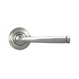 From The Anvil Door Furniture Satin Marine SS (316) / Round Rose From The Anvil - Satin Marine SS (316) Avon Round Lever on Rose Set (Art Deco) - Unsprung
