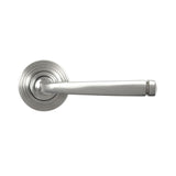 From The Anvil Door Furniture Satin Marine SS (316) / Round Rose From The Anvil - Satin Marine SS (316) Avon Round Lever on Rose Set (Beehive)