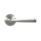 From The Anvil Door Furniture Satin Marine SS (316) / Round Rose From The Anvil - Satin Marine SS (316) Avon Round Lever on Rose Set (Plain) - Unsprung