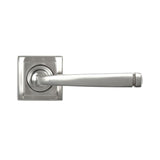 From The Anvil Door Furniture Satin Marine SS (316) / Square Rose From The Anvil - Satin Marine SS (316) Avon Round Lever on Rose Set (Square)