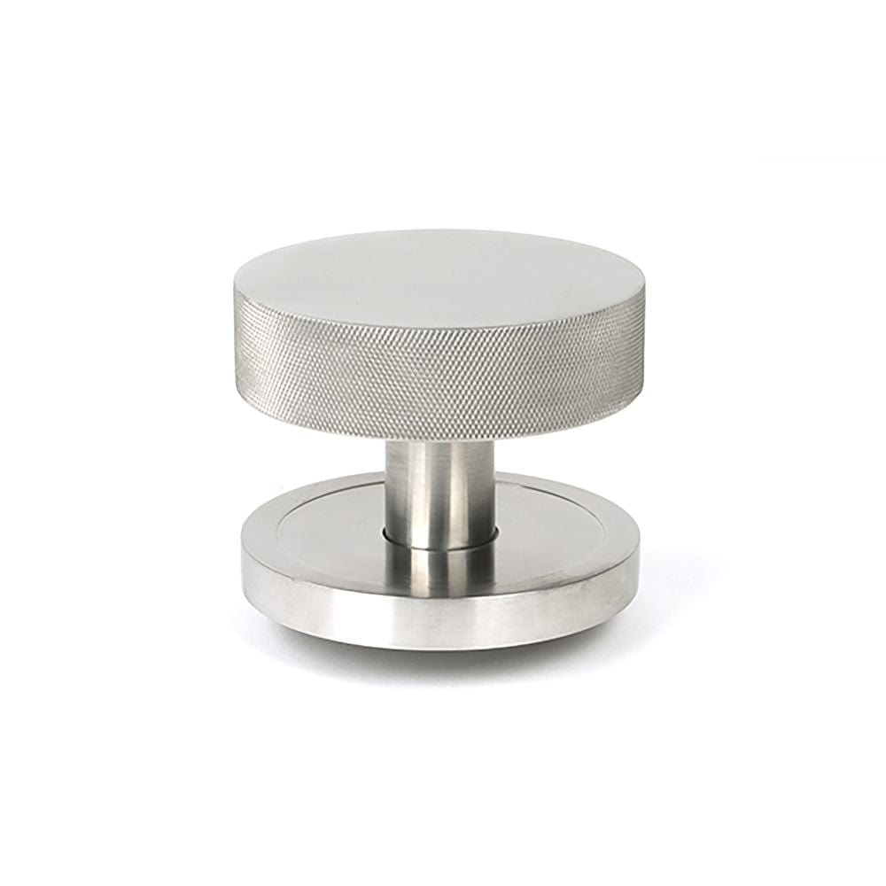 From The Anvil Door Furniture Satin Marine SS (316) From The Anvil - Satin Marine SS (316) Brompton Centre Door Knob (Plain)