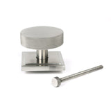 From The Anvil Door Furniture Satin Marine SS (316) / Square Centre Door Knob From The Anvil - Satin Marine SS (316) Brompton Centre Door Knob (Square)