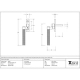 From The Anvil Window Furniture Satin Marine SS (316) / Left Hand / Yes From The Anvil - Satin Marine SS (316) Brompton Espag - LH
