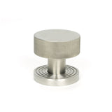 From The Anvil Door Furniture Satin Marine SS (316) / Mortice/Rim Knobs From The Anvil - Satin Marine SS (316) Brompton Mortice/Rim Knob Set (Beehive)