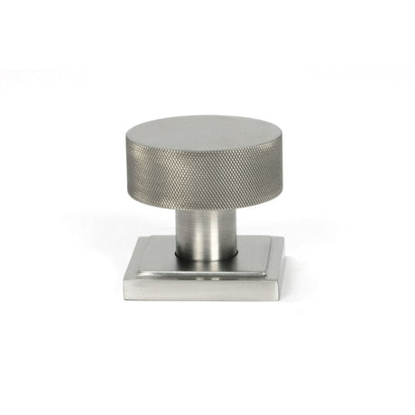 From The Anvil Door Furniture Satin Marine SS (316) / Mortice/Rim Knobs From The Anvil - Satin Marine SS (316) Brompton Mortice/Rim Knob Set (Square)