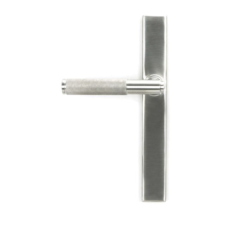 From The Anvil Door Furniture Satin Marine SS (316) / Multi Point Latch Set From The Anvil - Satin Marine SS (316) Brompton Slimline Lever Espag. Latch Set