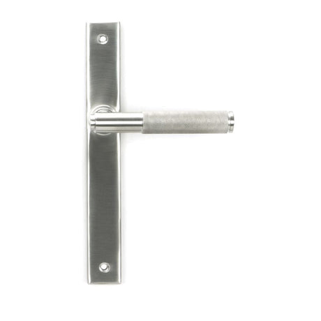 From The Anvil Door Furniture Satin Marine SS (316) / Multi Point Latch Set From The Anvil - Satin Marine SS (316) Brompton Slimline Lever Espag. Latch Set