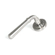 From The Anvil Door Furniture Satin Marine SS (316) / Round Rose From The Anvil - Satin Marine SS (316) Newbury Lever on Rose Set (Plain)