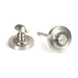 From The Anvil Door Furniture Satin Marine SS (316) / No From The Anvil - Satin Marine SS (316) Round Thumbturn Set (Plain)