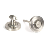 From The Anvil Door Furniture Satin Marine SS (316) / No From The Anvil - Satin Marine SS (316) Round Thumbturn Set (Plain)