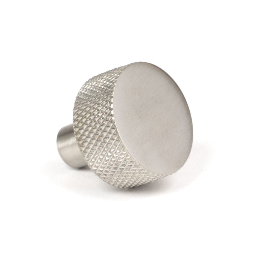 From The Anvil Cabinet Hardware Satin Stainless Steel / Cabinet Knobs / 30mm Dia. From The Anvil - Satin SS (304) Brompton Cabinet Knob - 25mm (No rose)