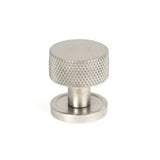 From The Anvil Cabinet Hardware Satin Stainless Steel / Cabinet Knobs / 30mm Dia. From The Anvil - Satin SS (304) Brompton Cabinet Knob - 25mm (Plain)