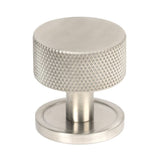 From The Anvil Cabinet Hardware Satin Stainless Steel / Cabinet Knobs / 30mm Dia. From The Anvil - Satin SS (304) Brompton Cabinet Knob - 32mm (Plain)