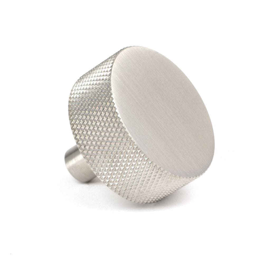 From The Anvil Cabinet Hardware Satin Stainless Steel / Cabinet Knobs / 30mm Dia. From The Anvil - Satin SS (304) Brompton Cabinet Knob - 38mm (No rose)