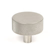 From The Anvil Cabinet Hardware Satin Stainless Steel / Cabinet Knobs / 30mm Dia. From The Anvil - Satin SS (304) Brompton Cabinet Knob - 38mm (No rose)