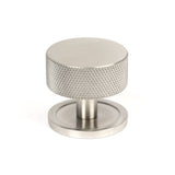 From The Anvil Cabinet Hardware Satin Stainless Steel / Cabinet Knobs / 30mm Dia. From The Anvil - Satin SS (304) Brompton Cabinet Knob - 38mm (Plain)