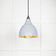 From The Anvil Electrical Smooth Brass / Ceiling Pendants From The Anvil - Smooth Brass Brindley Pendant in Birch