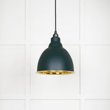 From The Anvil Electrical Smooth Brass / Ceiling Pendants From The Anvil - Smooth Brass Brindley Pendant in Dingle
