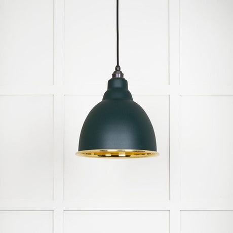 From The Anvil Electrical Smooth Brass / Ceiling Pendants From The Anvil - Smooth Brass Brindley Pendant in Dingle
