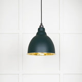 From The Anvil Electrical Smooth Brass / Ceiling Pendants From The Anvil - Smooth Brass Brindley Pendant in Dingle