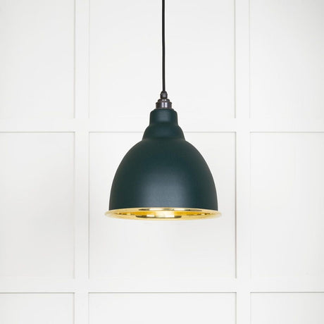 From The Anvil Electrical Smooth Brass / Ceiling Pendants From The Anvil - Smooth Brass Brindley Pendant in Dingle